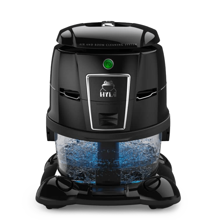 HYLA EST Air and Room Cleaning System with blue-tinted water visible in the basin